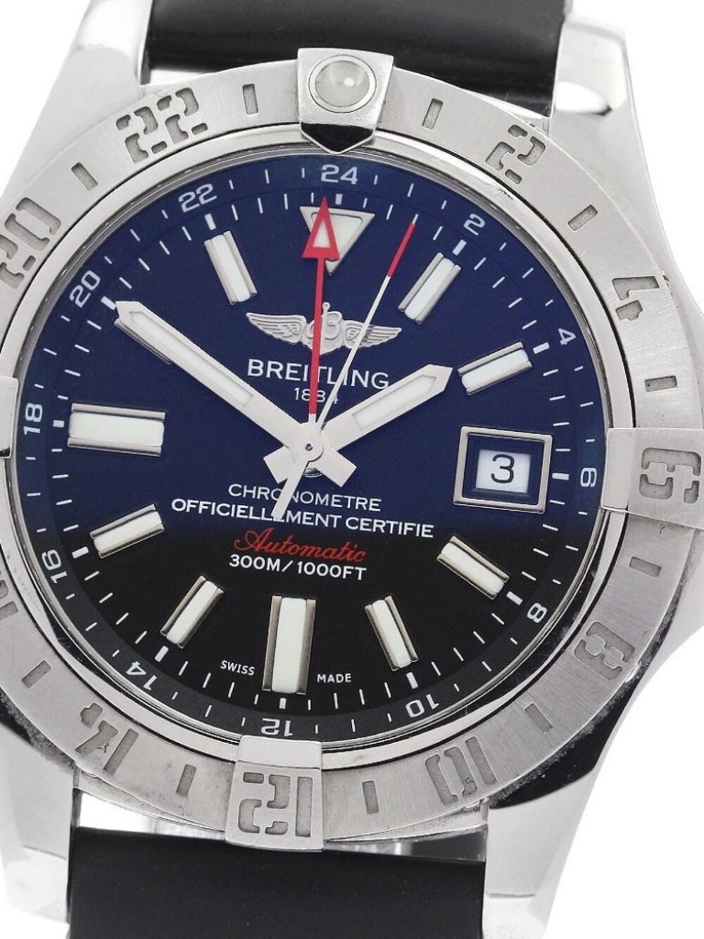 BREITLING Avenger II GMT A32390 Date black Dial Automatic Men's Watch